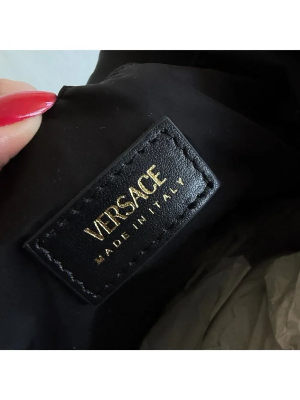 NWT VERSACE Backpack Black 100% Authentic